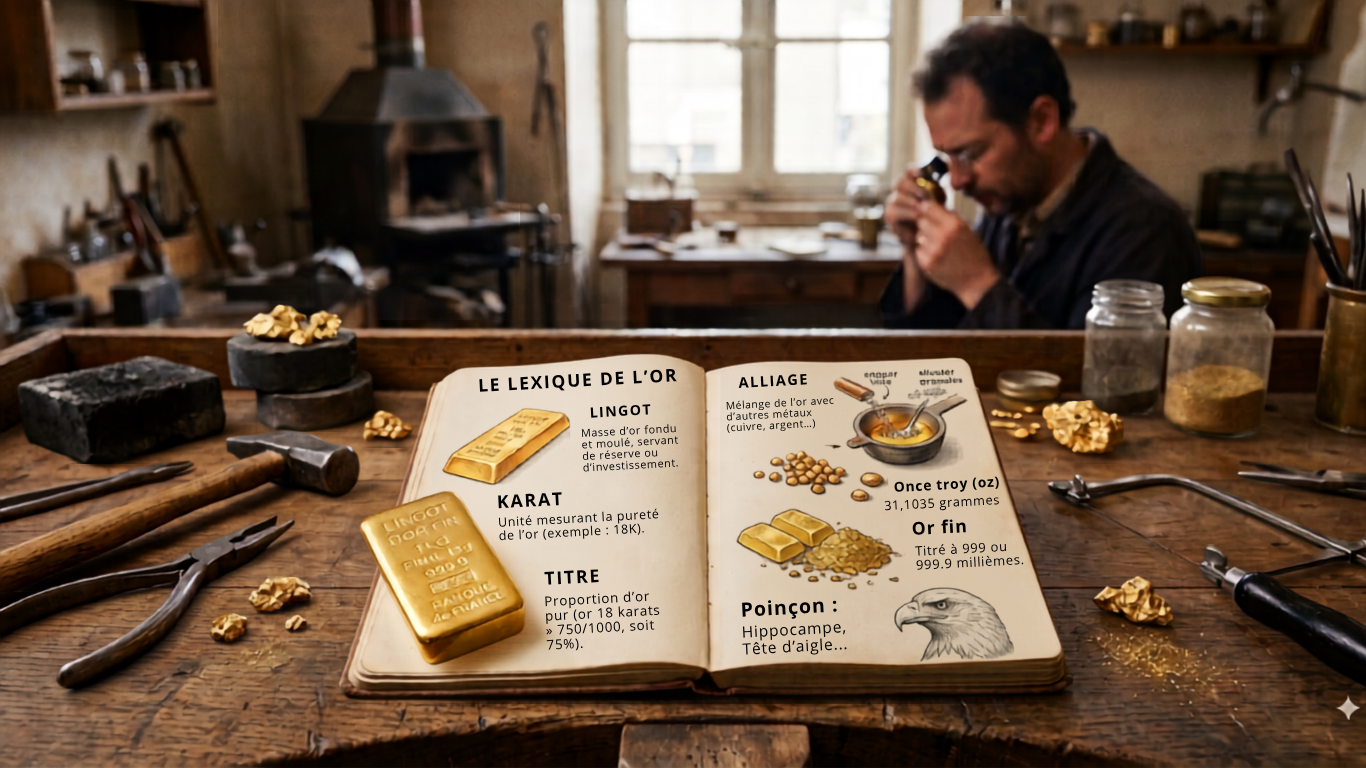 Lexique de l’or : tous les termes à connaître